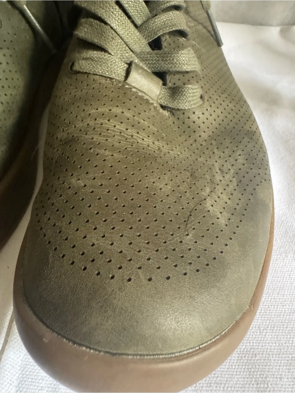 NOBULL Olive Green Perforated Chukka Boots Sz 9 women’s